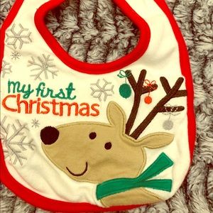 “My First Christmas” Bib